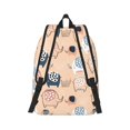 thumbnail image 3 of Balery Cute Ink Drawn Elephants Vintage Canvas Backpack for Men and Women - Large Capacity, Durable Travel Laptop Bag for School, Work, Hiking, and Outdoor Activities, 3 of 7