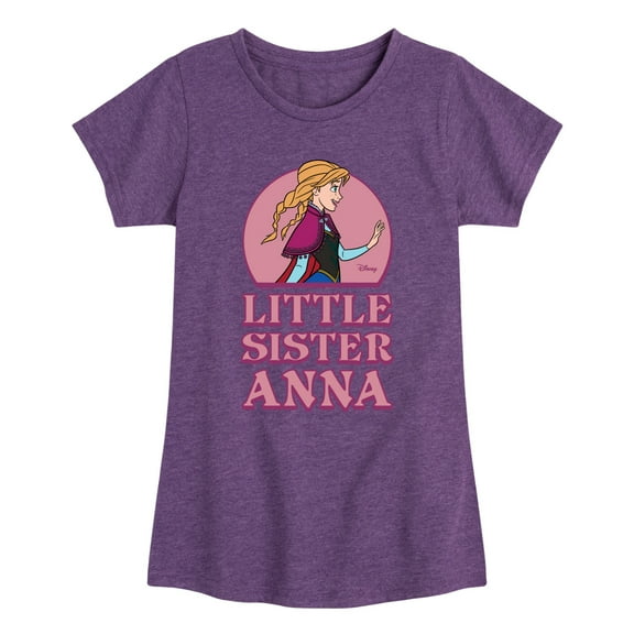 Frozen - Winter - Little Sister Anna - Toddler & Youth Girls Short Sleeve Graphic T-Shirt