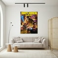 Watchmen Chapter I tapestry adds vibrant color and unique style to any
