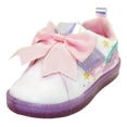 thumbnail image 2 of Tenis Velcro Niña Moño Bubble Gummers Maddi Bco/rsa 14-19 blanco 19, 2 of 7