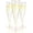 Rose Gold Glitter, variant on 100 Gold Plastic Champagne Flutes - 4.5 oz Disposable Champagne Glasses for Toasting at Weddings, Mimosas, Cocktails, Great Gatsby Party Decorations, and Events