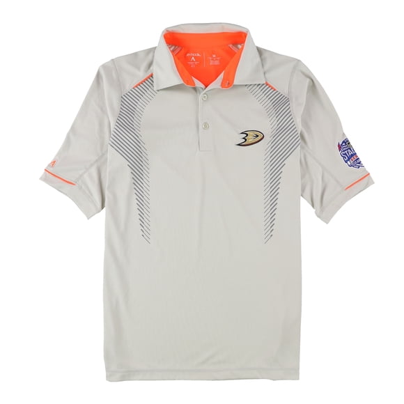 Antigua Mens Anaheim Ducks Rugby Polo Shirt 659 L