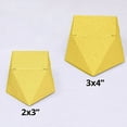 thumbnail image 4 of BalsaCircle 25 Gold Glittered 3" Geometric Party Favor Gift Boxes Wedding Party Decorations, 4 of 8