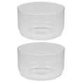 thumbnail image 1 of 2Pcs High-Boron Glass Storage Bowl High-transparency Bowl for Kitchen Home Bowl Microwave Tray Bowl For Baking (Transparent Color), 1 of 8