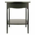 thumbnail image 5 of Winsome Claire Curved Nightstand, Accent Table, Black Finish, 5 of 10