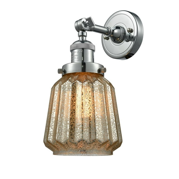 Innovations 1-LT Vintage LED Chatham 6" Sconce - Polished Nickel - 203-PN-G146-LED