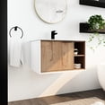thumbnail image 3 of 30'' Wall-Mounted - Soft-Close & Ample Storage - Bathroom Use - Eco-Friendly Vanity with Ceramic Sink, 3 of 6