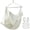 White, variant on Hanging Hammock Chair Swing White With Footrest Indoor Outdoor Portable