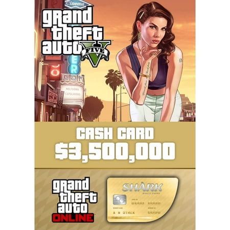 Grand Theft Auto V + Whale Shark Card Bundle (PC) (Email Delivery)