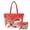 Christmas Santa Reindeer, variant on Purses and Handbags Set for Dating Travel, Soft Casual Women's Quilted Bag 2 Packs Quilted Shoulder Bags Halloween Highland Cow Pattern