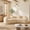 Beige, variant on FFZ 109.45 inch Curved Compressed Modular Sofa with Spring Cushions, No Assembly Required, Brown