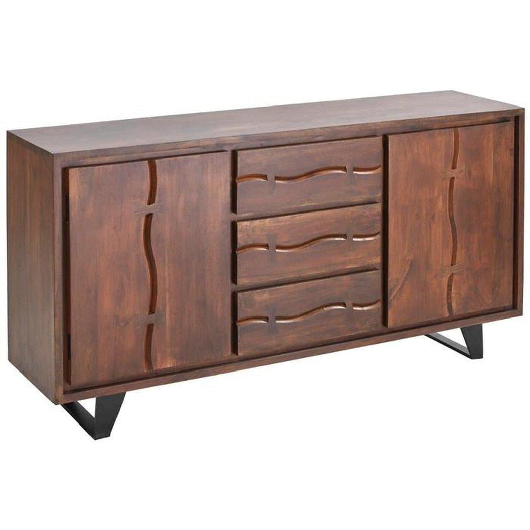 70" Mid Century Modern Dining Room Sideboard Server Credenza