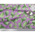 thumbnail image 2 of Soimoi Purple Poly Georgette Fabric Cactus Tree Print Fabric by Yard 42 Inch Wide, 2 of 3