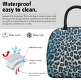 thumbnail image 3 of Womens Blue Leopard Print Lunch Box for Work,Insulated Lunch Bag for Women,Loncheras Para Mujer,Leakproof Adult Lunch Bag for Work,Beach,Travel,Picnic,Camping, 3 of 7