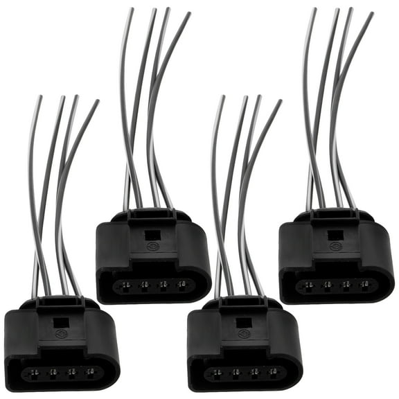 4pcs Ignition Coil Connector Kit Replacement Harness for Car Automotive Plug