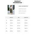thumbnail image 6 of Womens Cropped Pants Drawstring Waist Wide Leg Lightweight Comfort Capris Casual Vacation Trousers with Pockets, Army Green, L, 6 of 9