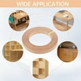 thumbnail image 5 of 3/4 inch * 50 feet (1.9 cm * 15M) Hot Melt Adhesive Wood Strip Beech Edge Banding for Wood Trim / Furniture / Cabinet & Construction Wood Veneer Sheet, Furniture Restoration DIY Wood Grain Tape, 5 of 19