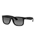 thumbnail image 3 of Ray Ban RB4165 Justin 622/T3 Rubber Black Polarized Sunglasses 55mm, 3 of 5