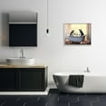 thumbnail image 3 of Stupell Industries Penguins Bathing in Tub Animals & Insects Painting White Framed Art Print Wall Art, 30 x 24, 3 of 9