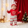 thumbnail image 2 of mgoYE Toddler Baby Boy Long Sleeve Pullover Tops + Pants 2Pcs Outfit Fall Winter Outfits Graphic Print Toddler Boy Clothes, 2 of 6