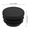 thumbnail image 4 of SHISUYAN 40 Pcs Round Plastic Hole Plugs Inserts End Caps For Tubing Hardware Plug Fences Glide Protection From Chair Legs And Furniture, 4 of 8