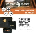 thumbnail image 2 of Disc-O-Bed Multifunctional Blanket w/Snap Fastener & Fleece Interior, Black, 2 of 12