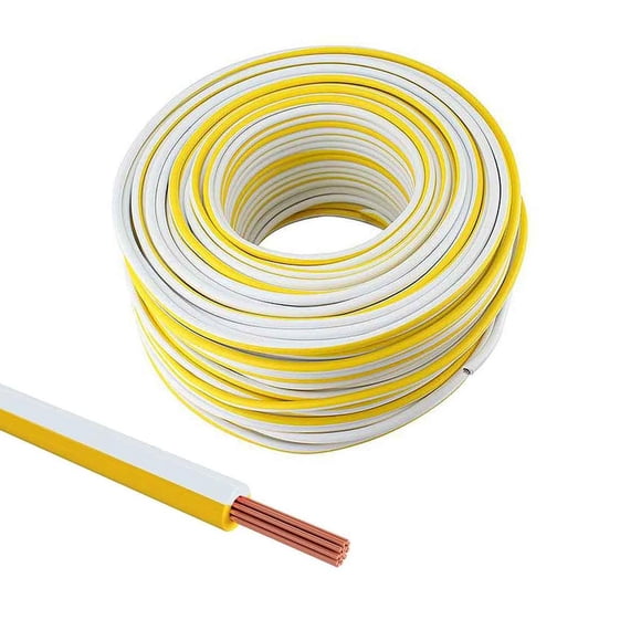 Cable Electrico THW Calibre 8 Alucobre Rollo 100M Antiflama Blanco Keer 4073
