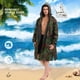 thumbnail image 3 of cambiante natación con forro Manténgase abrigado y seco Impermeable a prueba de L Cola Parka de natación, 3 of 8