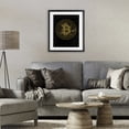 thumbnail image 3 of Stupell Industries Art Deco Bold Golden Digital Currency Black Framed Print Under Glass, 13 x 16, by Svetlana Aleynikova, 3 of 8