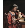 thumbnail image 3 of Guercino 12x14 Black Modern Framed Museum Art Print Titled - The Persian Sibyl (1647 - 1648), 3 of 5