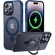 thumbnail image 1 of CASEKOO - Funda con anillo magnético oficial para iPhone 15 Pro Max [protección militar contra caídas] [compatible con MagSafe] mate translúcida delgada para iPhone 15 ProMax de 6,7 pulgadas 2023, col, 1 of 4