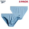 thumbnail image 3 of Reebok Men's Underwear - Low-Rise Quick Dry Performance Briefs (5 Pack), Size Large, Blues/Charcoal, 3 of 6