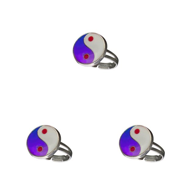 Minnieouse Anillos de humor Termocrómico Ajustable Diferentes estilos No es fácil de romper Durable Temperatura cambiable Joyería Fiesta Tipo 2 Type1 NO1 Minnieouse CBP222409