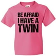 thumbnail image 3 of Inktastic Be Afraid I Have a Twin Youth T-Shirt, 3 of 5