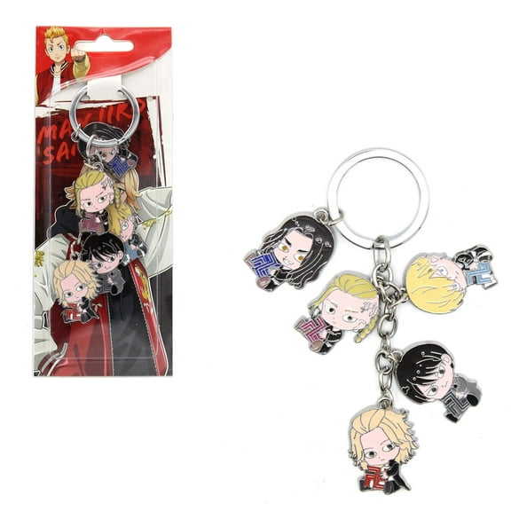 Chibi Main Characters - Tokyo Revengers 1" Keychain 5 pc. Pendant