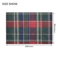 thumbnail image 4 of Yayeee Bath Rug for Bathroom Floor Non Slip Rectangle Fluffy Soft Absorbent Mat, 16"x24", Warm Tartan Mosaic, 4 of 7