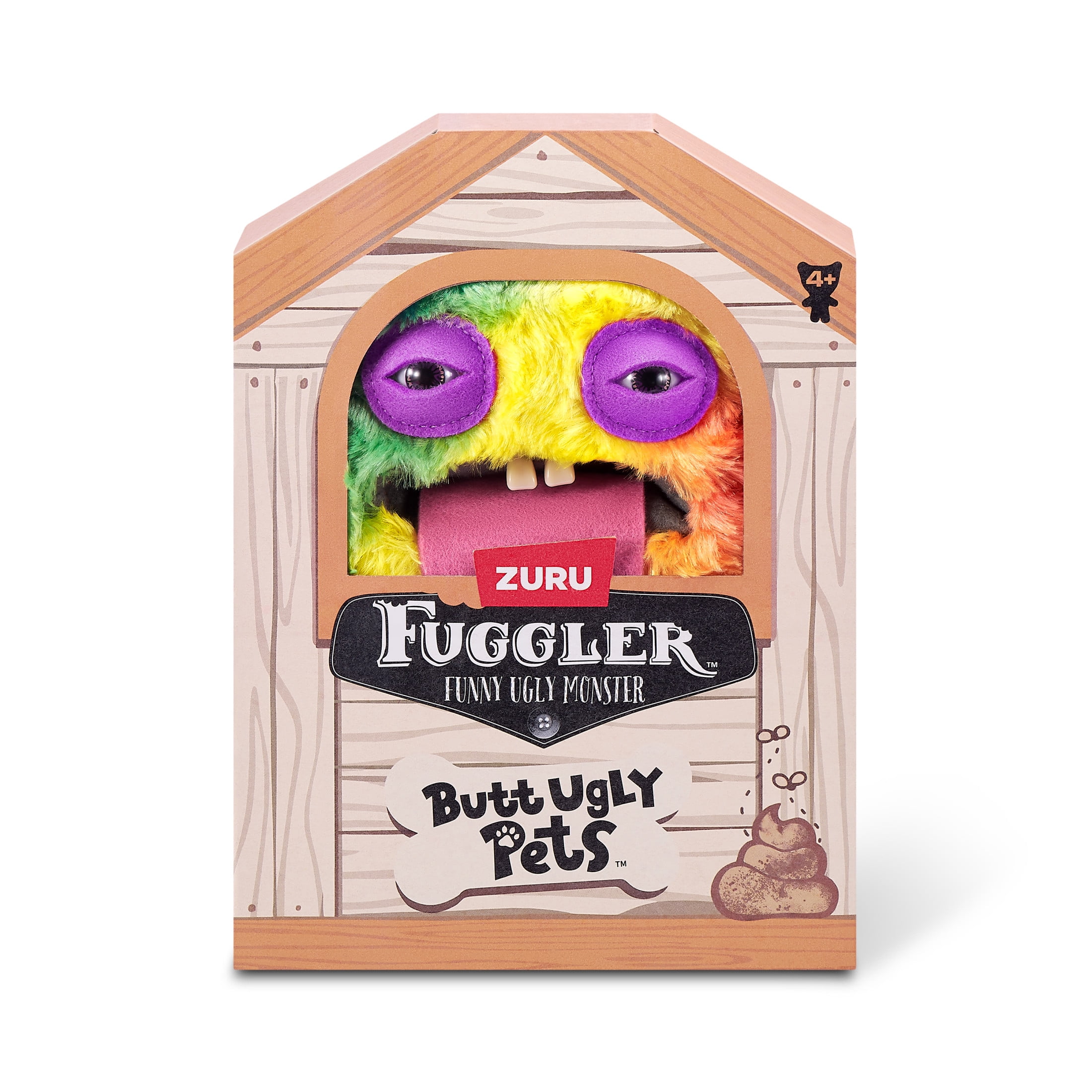 Fuggler Butt Ugly Pets 9 inch (Cheeky Chonky - Guinea Pig), Ugly Monster Stuffed Animal Toy by ZURU