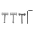 thumbnail image 2 of Guitar Bridge Saddle, 3PCS Guitar Bridge Saddles Metal String Saddle With Wrench Stringed Instrument Accessories, 2 of 8