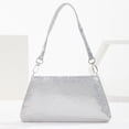 thumbnail image 3 of Bolsa Diamantes de imitación noche embrague mujeres cena fiesta boda bolsos (plata) Ehuebsd Nuevos Originales, 3 of 5