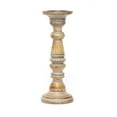 thumbnail image 2 of Expobazaar Wooden Candle Holder|Decorative Candle Stand|12", 2 of 4