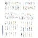 thumbnail image 1 of 108 Piezas Etiquetas Engomadas de Personas para Diario, áLbum de Recortes, Etiqueta Engomada de áLbum de Recortes de Chica de Moda Urbana para Kit de Suministros de Diario Basura, 1 of 5