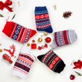 thumbnail image 7 of AMITOFO Fuzzy Socks for Women Christmas Fluffy Slipper Socks Winter Warm Soft Fleece Ladies Socks Size 7-11, 5 Pairs, 7 of 7