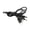 Black, variant on KENIIQ 5 in 1 USB to DC 5.5mm Charging Cable, Multi 5 Way Round Power Cord for Fan LED Light Power Bank