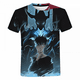 thumbnail image 5 of Camiseta de anime Solo Leveling para hombre, de manga corta, con estampado Harajuku, ropa de calle para hombre, tops de gran tamaño, traje de demonio para Halloween, 5 of 5