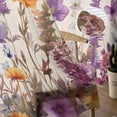 thumbnail image 5 of Spring Floral Sheer Curtains 96 Inches Long 2 Panels Set, Window Sheer Curtains for Living Room/Bedroom, Farmhouse Pastoral Summer Botanical Light Filtering Rod Pocket Curtain 52'' x 96'' x 2, 5 of 7