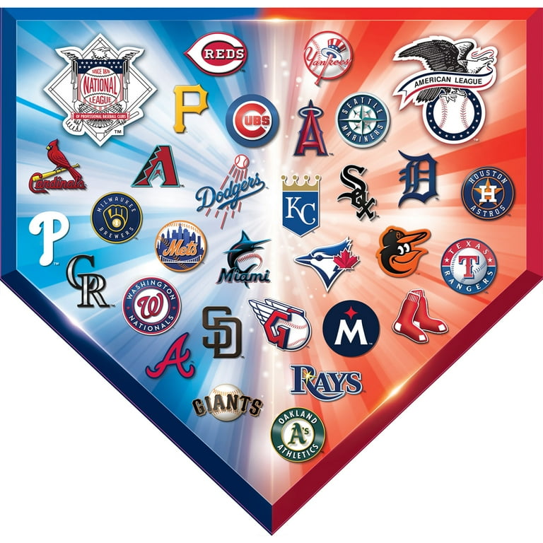MasterPieces MLB Baseball Sports 500 Piece Home Plate Shaped
