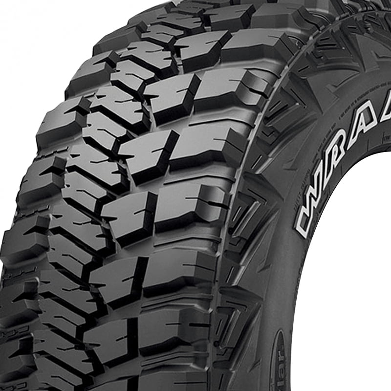 Goodyear wrangler mt/r with kevlar LT33/ 114Q bsw all-season tire.  