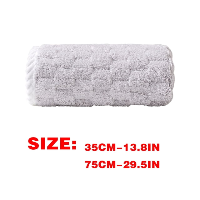 Toallas de Baño Grandes Nube Pabellón Terciopelo 35x75cm Tamaño Grande Casa Adulto Toalla de Baño Espesado Agua Absorbente Suave Suave Toallas de Baño