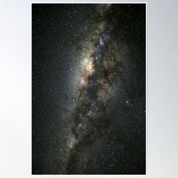 Milky Way Stars At Night Poster Wall Art, Modern Wall Decor, 8x12 UNFRAMED