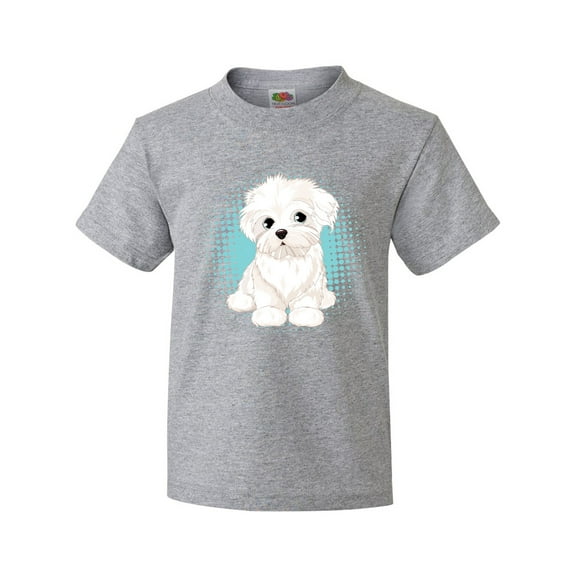 Inktastic Maltese Puppy Dog Youth T-Shirt